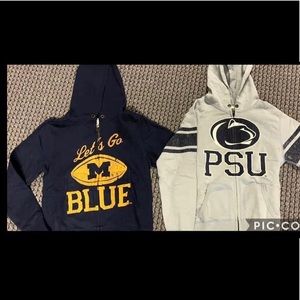Tailgate Sweatshirts - size 10 (run small)
